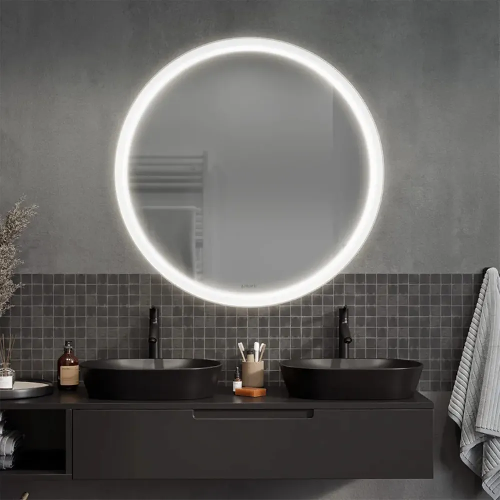 Miroir rond à LED