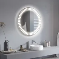 Miroir rond soleil