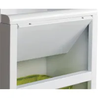 Poubelle fastfood à trappe