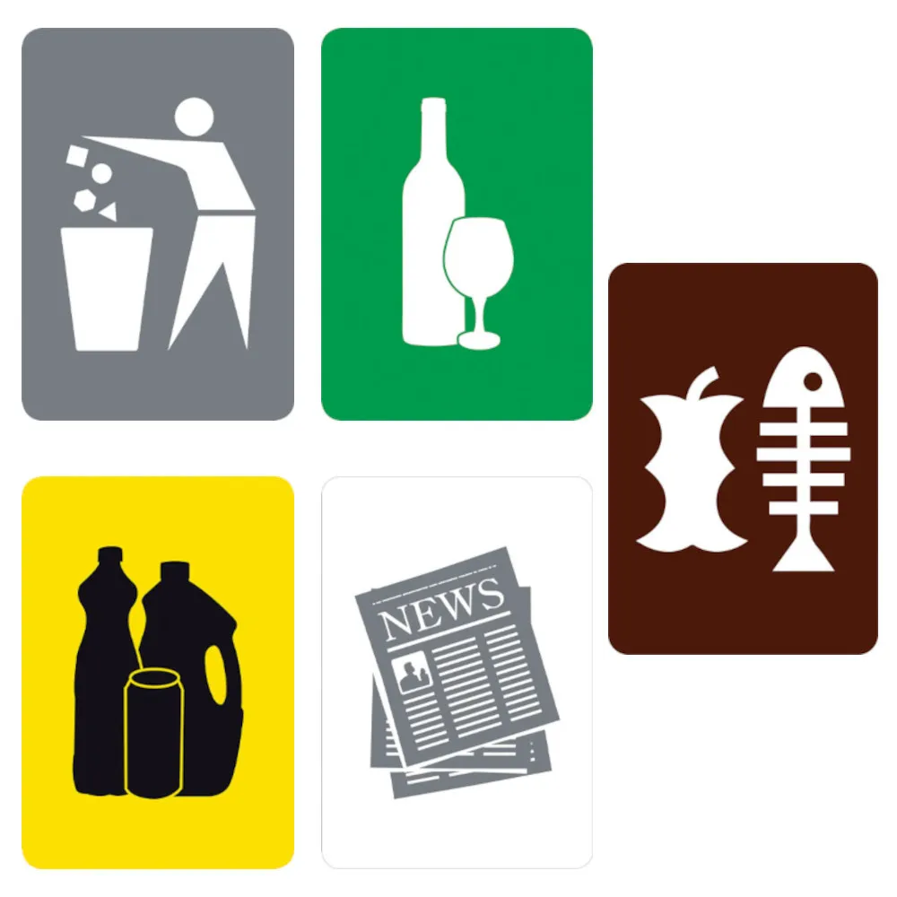 Autocollant tri sélectif