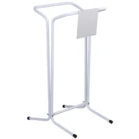 Support sac en tube avec plaque support adhésif tri sélectif