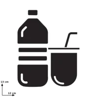 Adhésif plastique tri sélectif pour support sac-poubelle