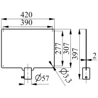 Affiche support de sac poubelle