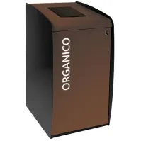 Autocollant Recyclage Blanc Mat - Déchets Alimentaires Organiques