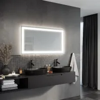 Miroir LED Contour avec Protection Anti-Humidité