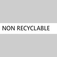Adhésif tri-sélectif Non recyclable noir