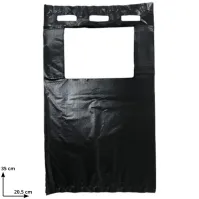 Distributeur de sachets pour déjection canine. Recharges de sacs disponible. Pratique et hygiénique.