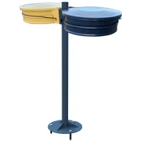 Poteau de balisage inox AISI 304 brillant de diamètre 50 mm. Robuste et durable, ce produit est idéal pour le balisage.