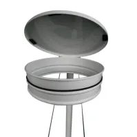 Support sac-poubelle mobile Le texte doit utiliser le mot clef couvercle hygiène