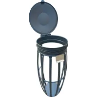 Poubelle vigipirate sac-poubelle visible