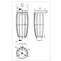 Corbeille vigipirate spéciale lieux publics fréquentés.