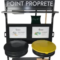 point propreté 5s avec 200 sacs transparents de 110l inclus
