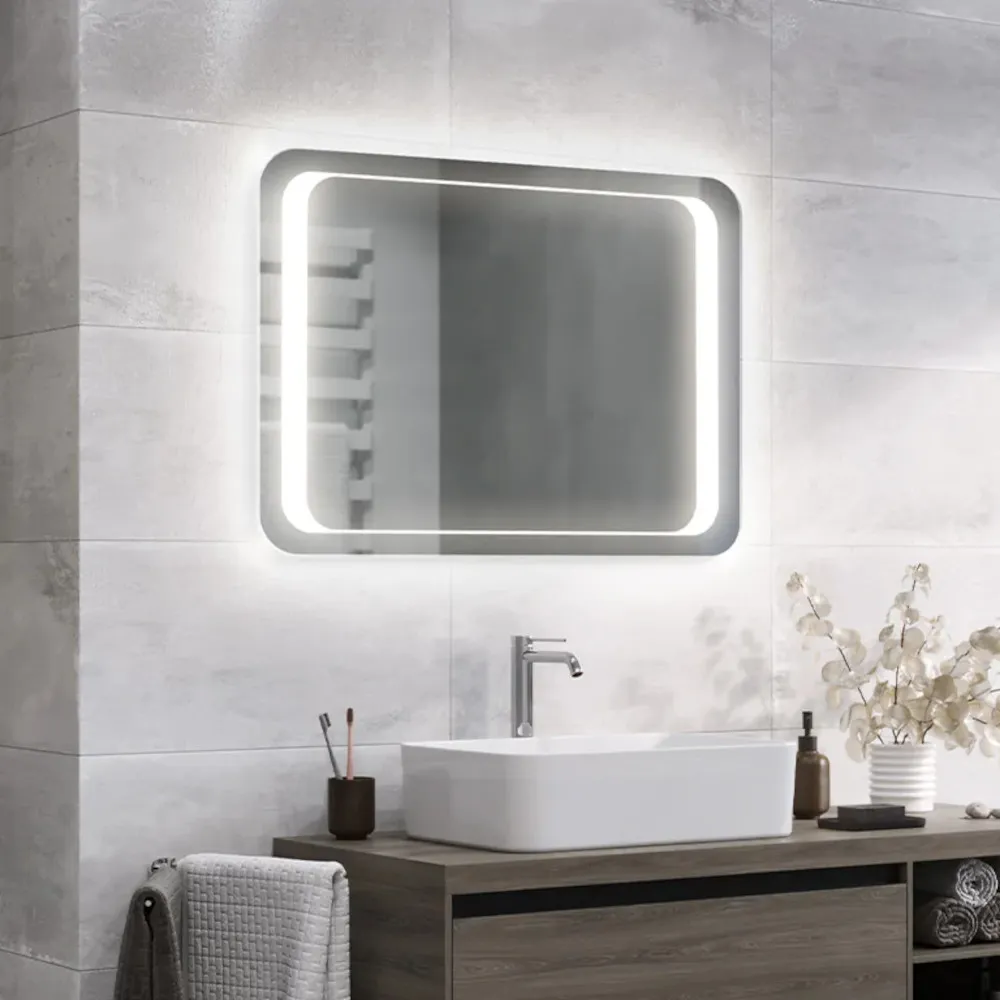 miroir screen LED cadre décor lumineux élégant