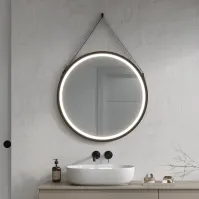 miroir rond scandinave led avec diamètres disponibles