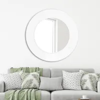 miroir scandinave rond idéal pour embellir votre salon