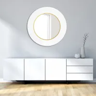 miroir scandinave rond avec nombreuses options disponibles