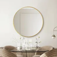 miroir cylindrique rond cadre couleurs avec nombreuse options disponibles