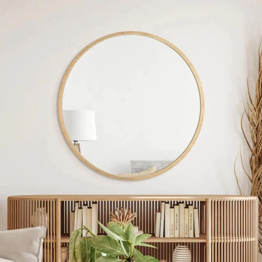 miroir hublot scandinave rond élégant pour décoration murale