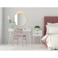 miroir oslo natural avec cadre arrondie élégant