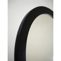 magnifique magnifique miroir oblong cadre noir élégant et moderne