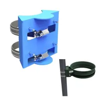 fixation robuste pour poteau de Ø6 à Ø25 cm