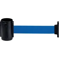 sangle murale de balisage noir pour guidage de foule