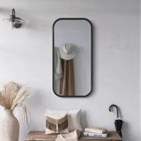 miroir rectangulaire mira black élégant et moderne