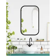 miroir mira black idéal pour salon salle de bains chambre et hall