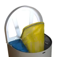 Corbeille Nice multi-flux 95 litres 2 zones de recyclage