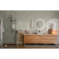 pourquoi commander un miroir rond led cadre couleur