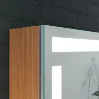 armoire miroir lumineuse dimensions au choix