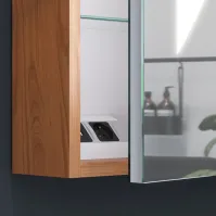 armoire salle de bains grandes dimensions au-dessus lavabo