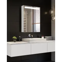 armoire de salle de bain led innovante et commode
