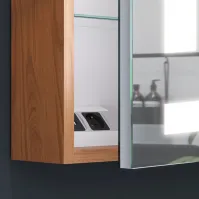 armoire miroir éclairage puissant grande dimension configurable