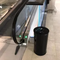 poubelle tri-sélectif noir idéale pour bureaux