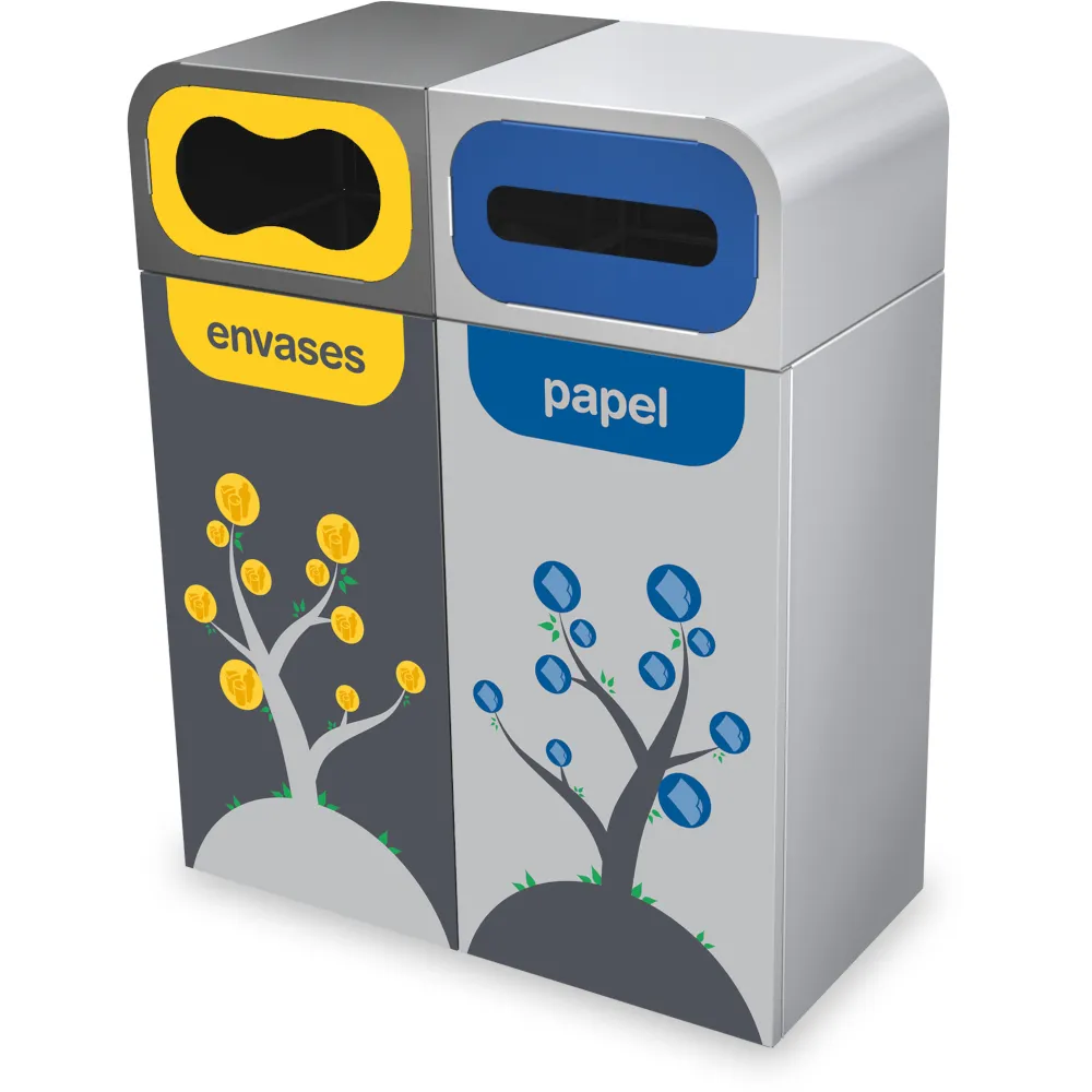 Poubelle ludique pour petite école