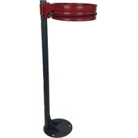 support sac rouge ral 3003 pour poubelle pratique