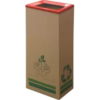 Poubelle carton 60L écologique pratique moderne