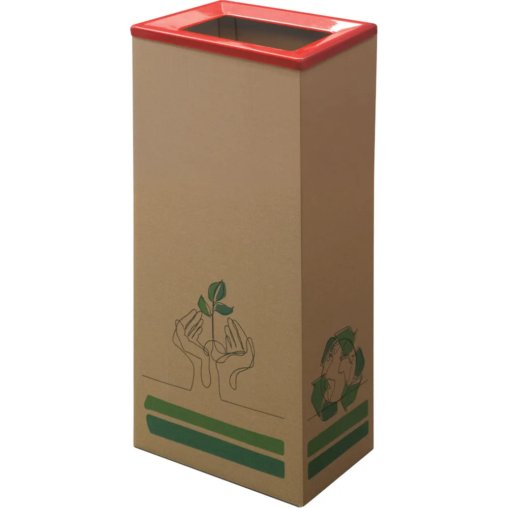 Poubelle carton 60L écologique pratique moderne