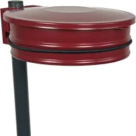 support sac rouge élastique pour maintien des sacs poubelle