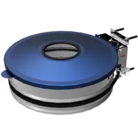 Couvercle bleu tri-sélectif