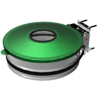 Couvercle vert pour tri sélectif efficace et propre