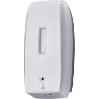 Distributeurs automatiques pour savon et gel désinfectant.