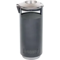 Poubelle de parc à fermeture sécurisée