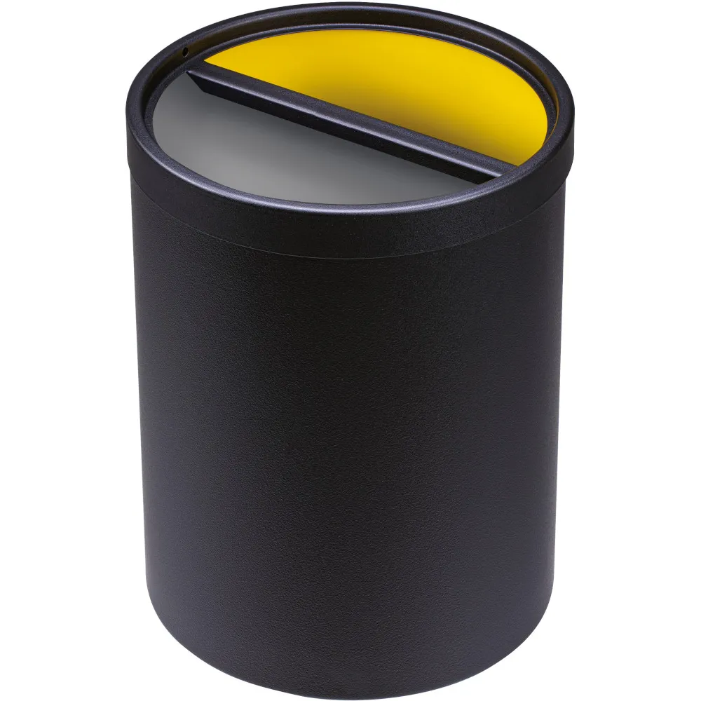 Poubelle double compartiment pour tri sélectif compacte