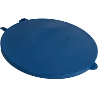 Couvercle bleu pratique pour maintien sac déchets