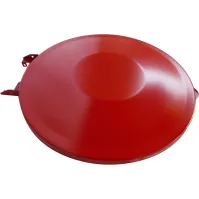 Support sac-poubelle rouge robuste et pratique