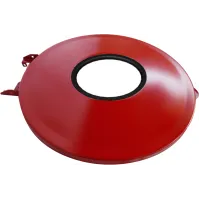 Couvercle rouge à ouverture