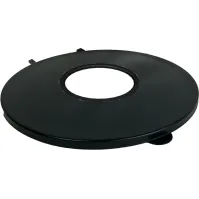 Couvercle noir porte sac-poubelle