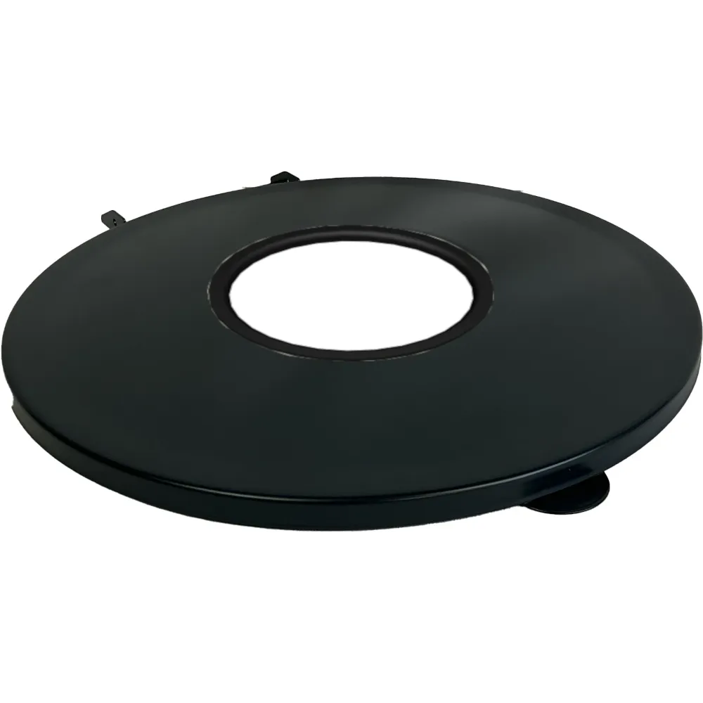 Couvercle noir porte sac-poubelle